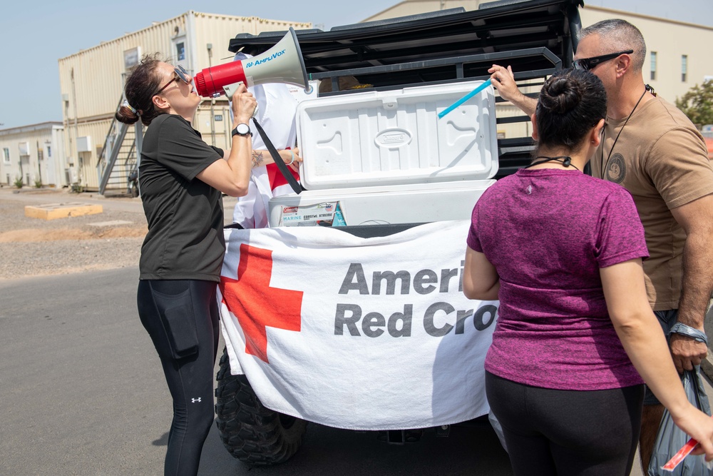 CLDJ AMERICAN RED CROSS AND LEADERSHIP DISTRIBUTE FREEZE POPS
