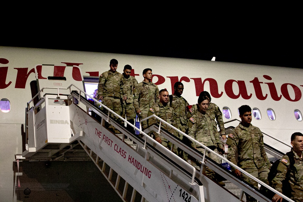 Third Grey Wolf Brigade, 1st Cavalry Division arrives In Poland