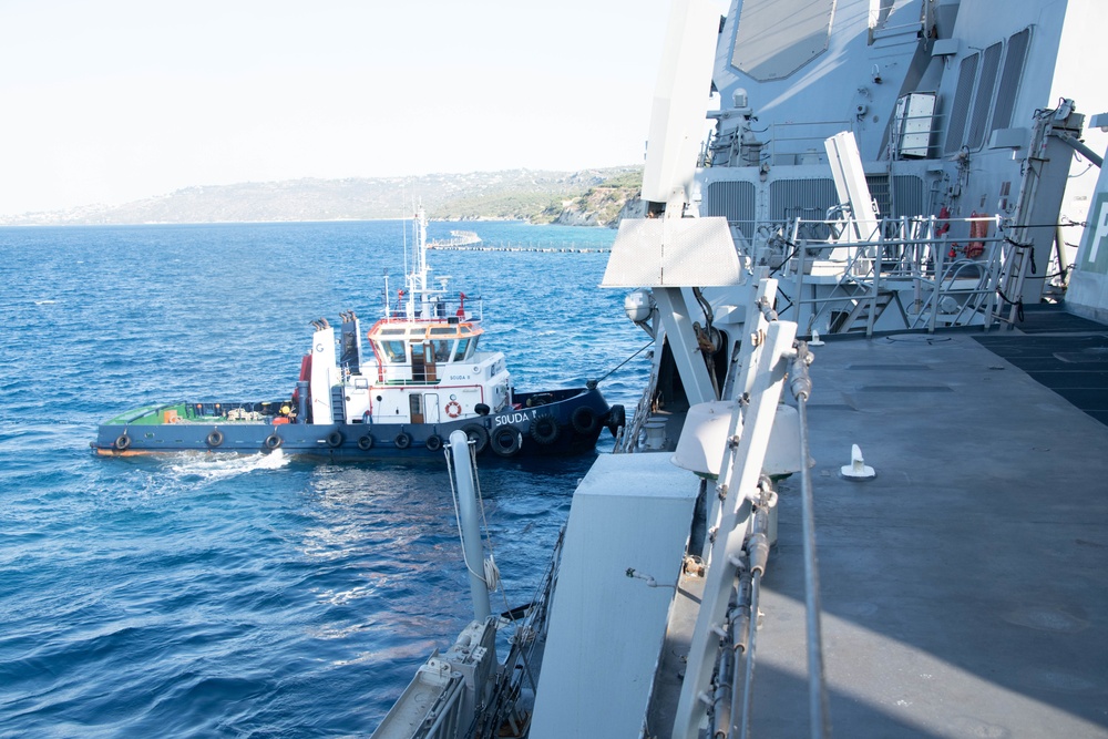 USS Forrest Sherman Arrives in Souda Bay