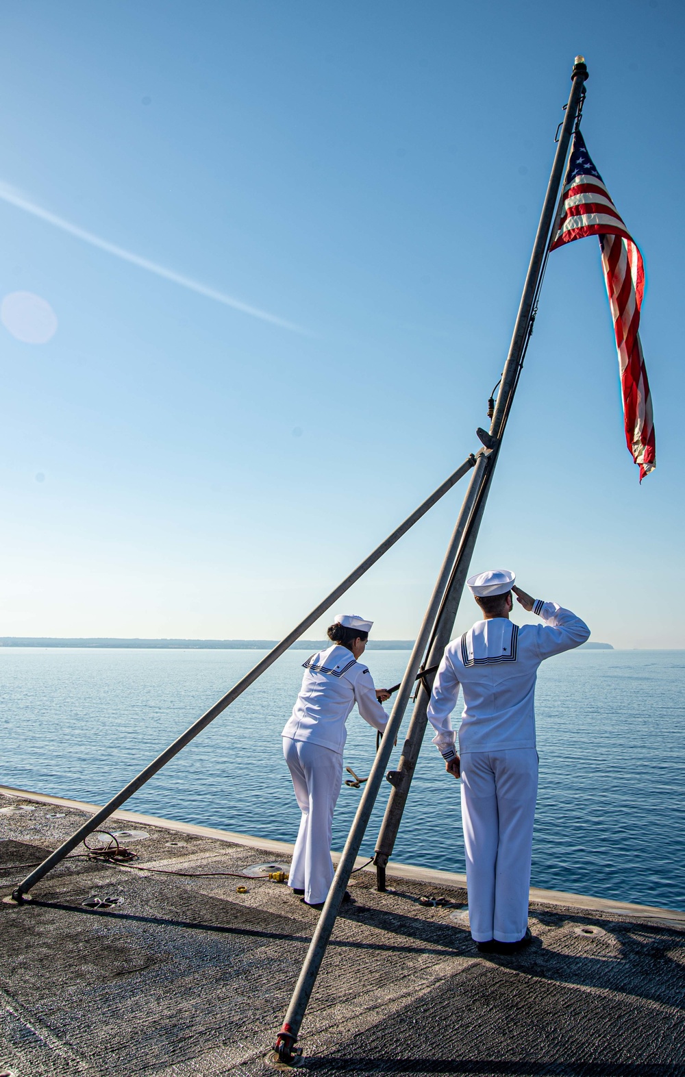 The Harry S. Truman Carrier Strike Group is on a scheduled deployment in the U.S. Naval Forces Europe area of operations, employed by U.S. Sixth Fleet to defend U.S., allied and partner interests.