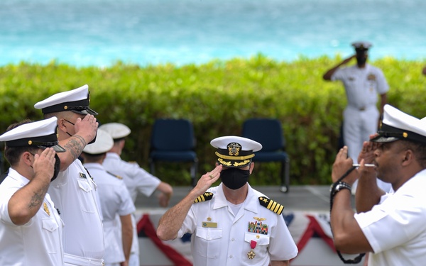 NSF Diego Garcia Change of Command 2022
