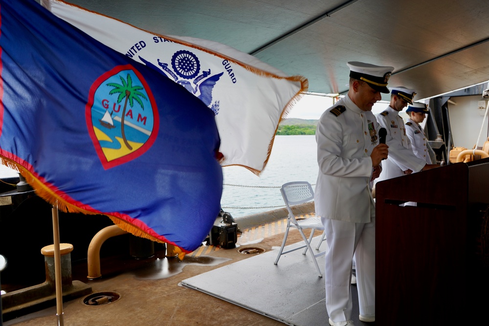 USCGC Sequoia (WLB 215) change of command