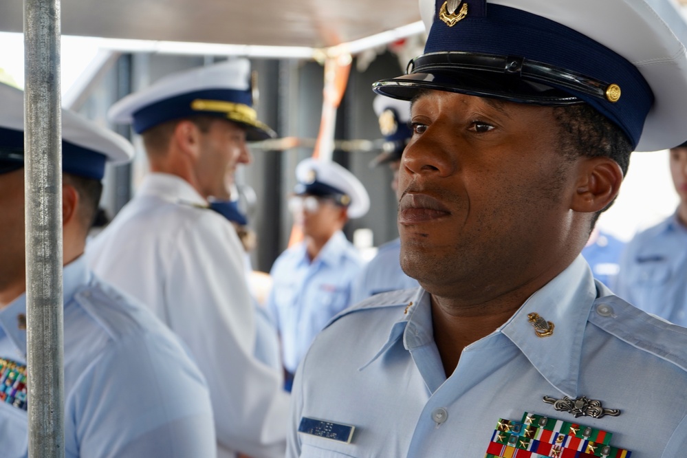 USCGC Sequoia (WLB 215) change of command