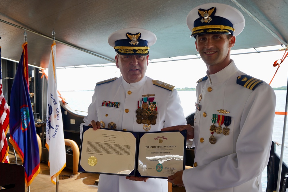 USCGC Sequoia (WLB 215) change of command