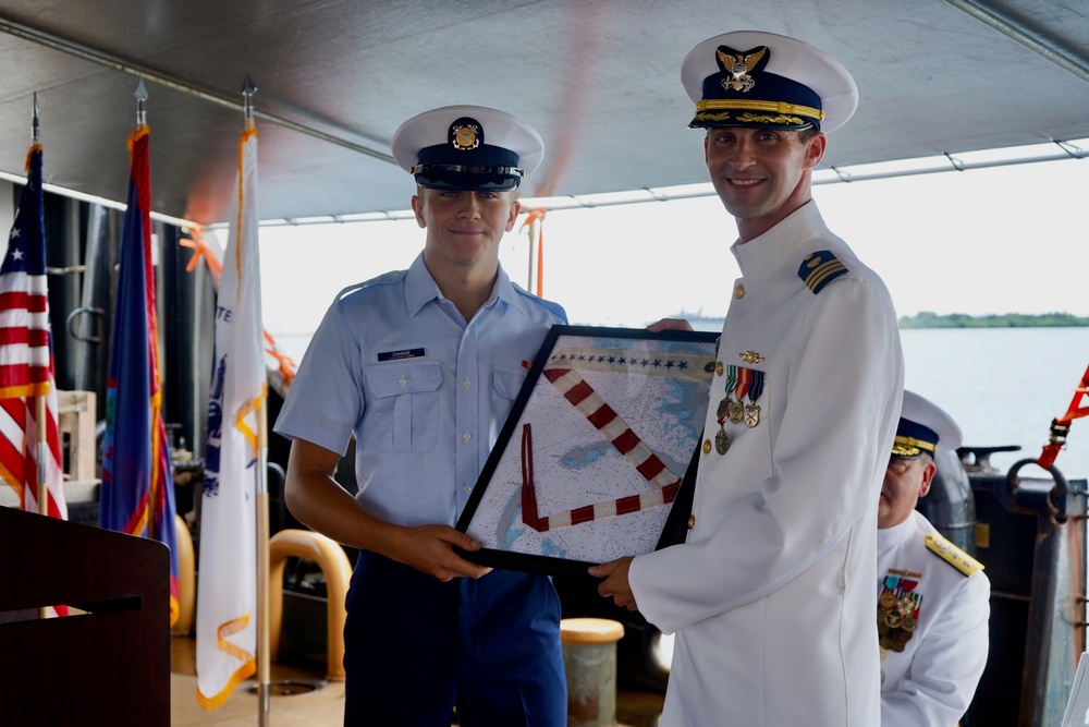 USCGC Sequoia (WLB 215) change of command