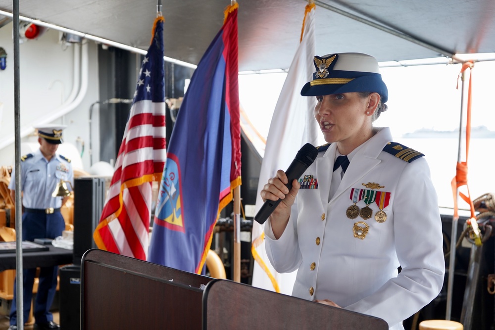 USCGC Sequoia (WLB 215) change of command