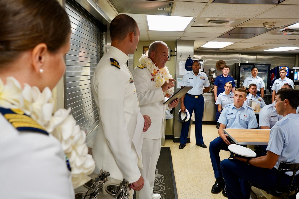 USCGC Sequoia (WLB 215) change of command