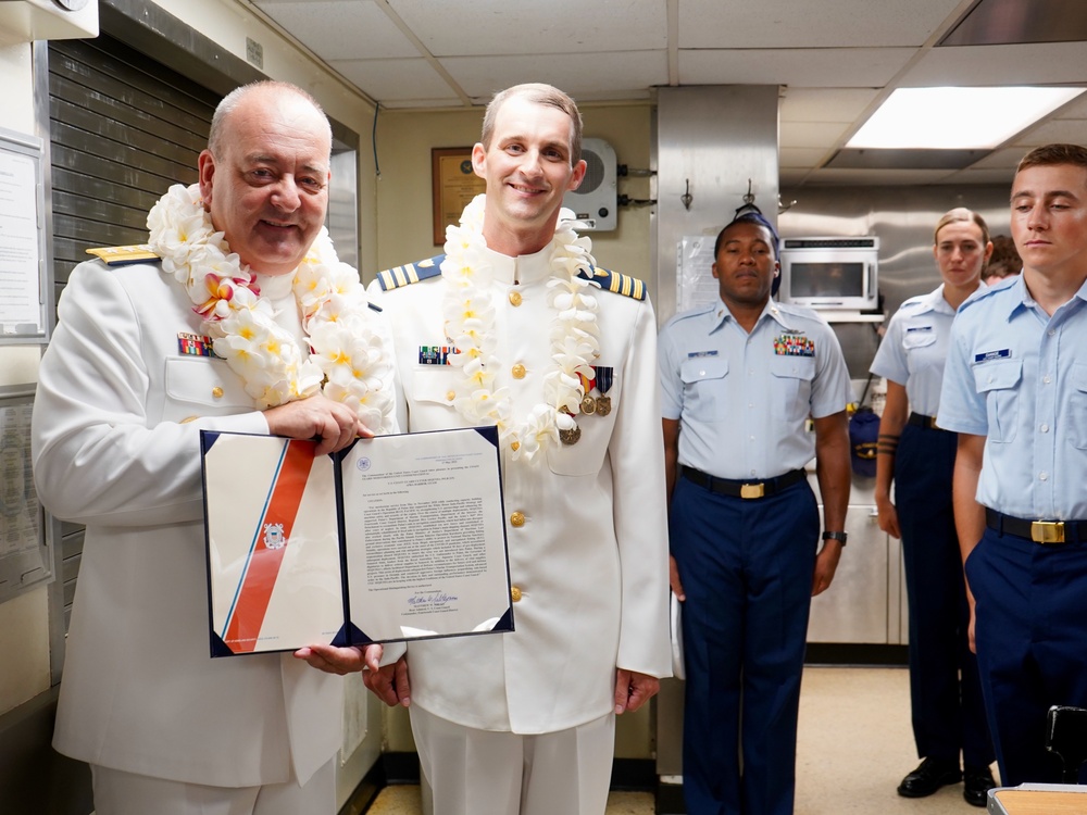 USCGC Sequoia (WLB 215) change of command