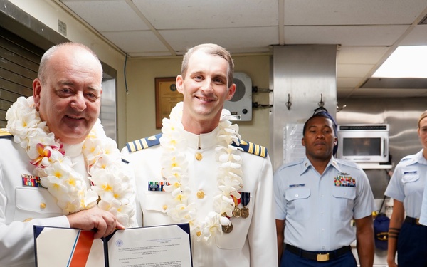 USCGC Sequoia (WLB 215) change of command