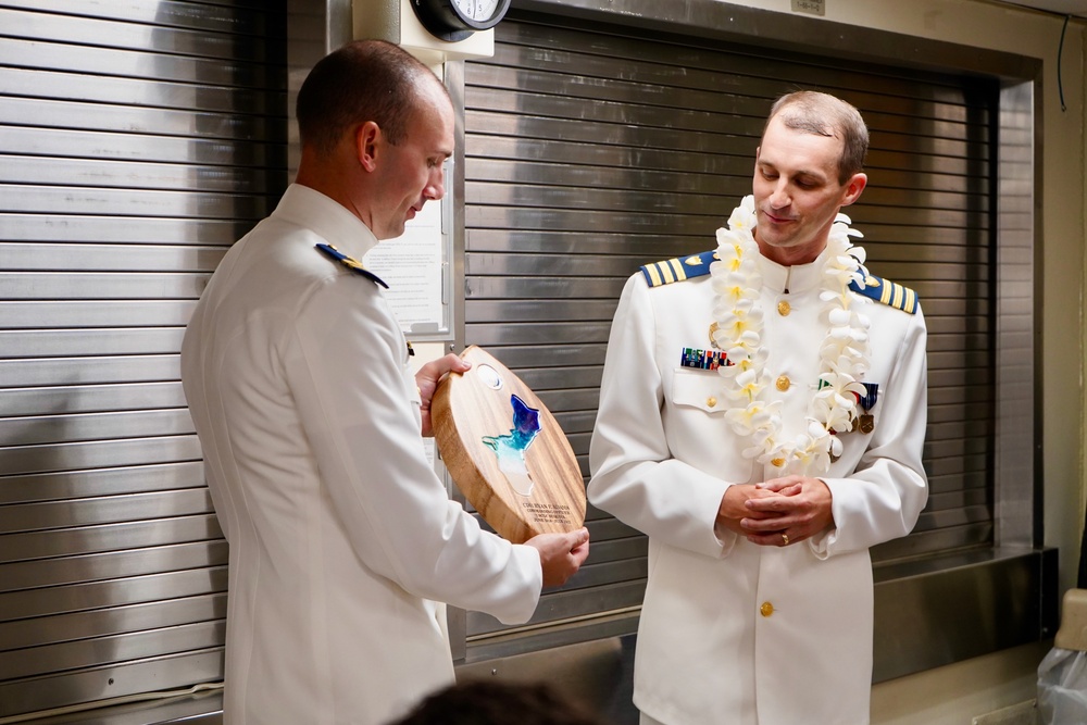 USCGC Sequoia (WLB 215) change of command