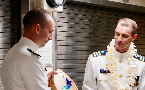 USCGC Sequoia (WLB 215) change of command