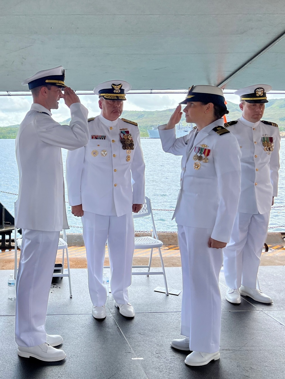 USCGC Sequoia (WLB 215) change of command