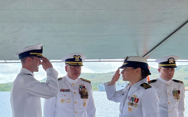 USCGC Sequoia (WLB 215) change of command