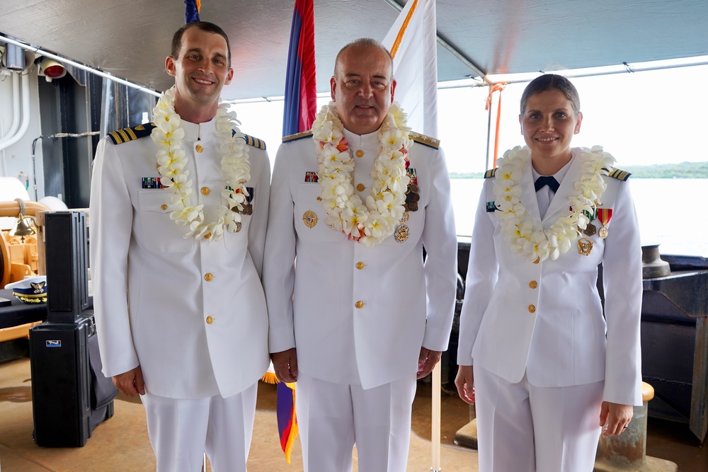 USCGC Sequoia (WLB 215) change of command