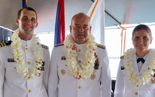 USCGC Sequoia (WLB 215) change of command