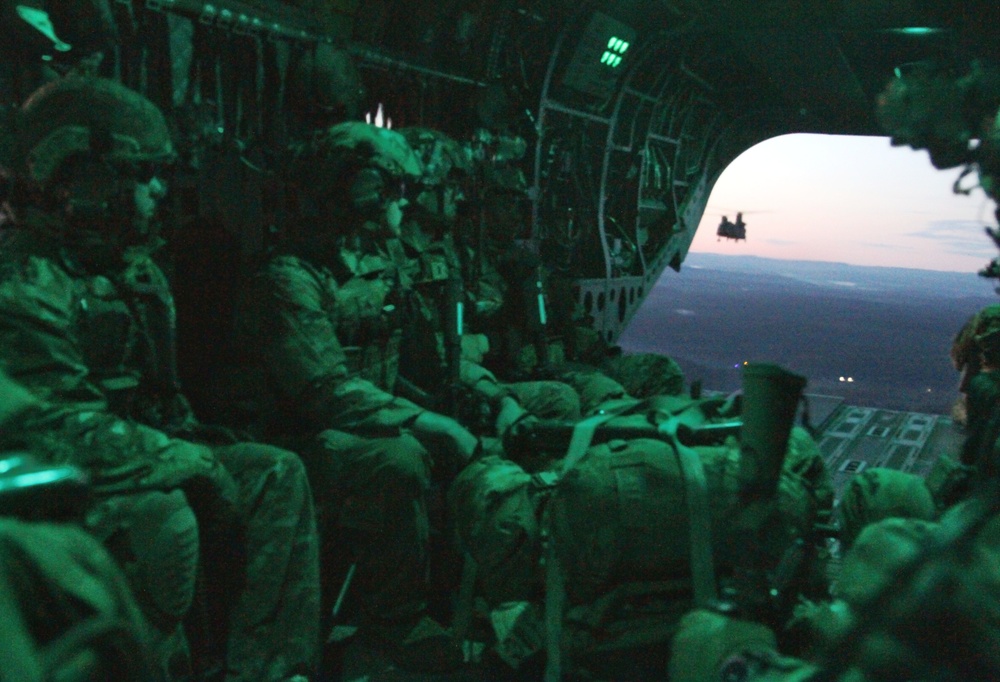 Charlie Company 69th Infantry training  at Fort  Drum