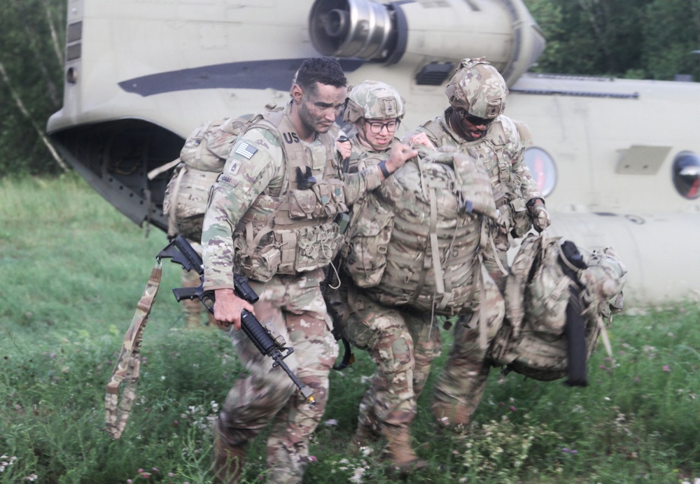 Charlie Company 69th Infantry  training  at Fort  Drum