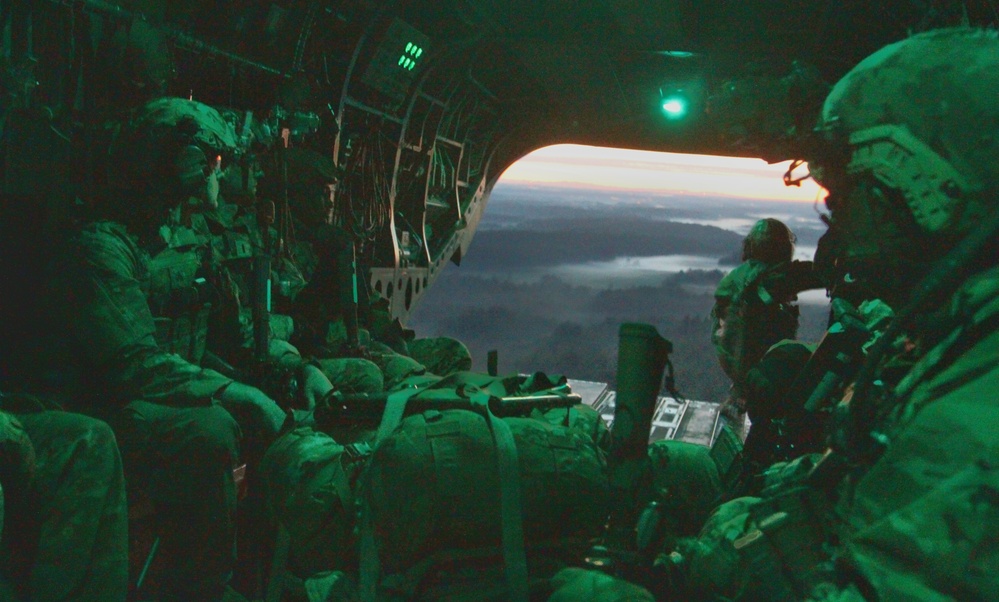 Charlie Company 69th Infantry training  at Fort  Drum