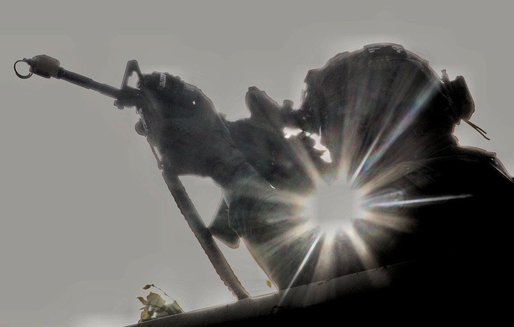 Charlie Company 69th Infantry training  at Fort  Drum