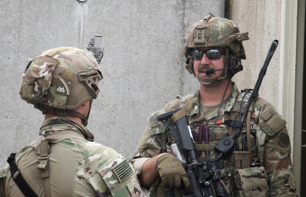 Charlie Company 69th Infantry training  at Fort  Drum