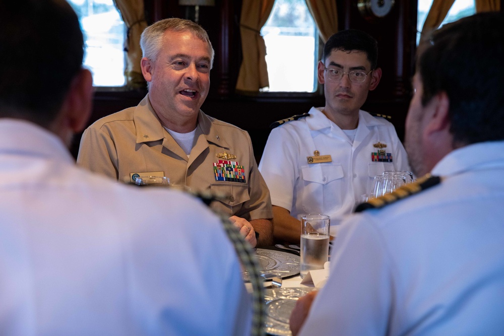 Uruguay tall ship Miranda visits Naval Station Mayport