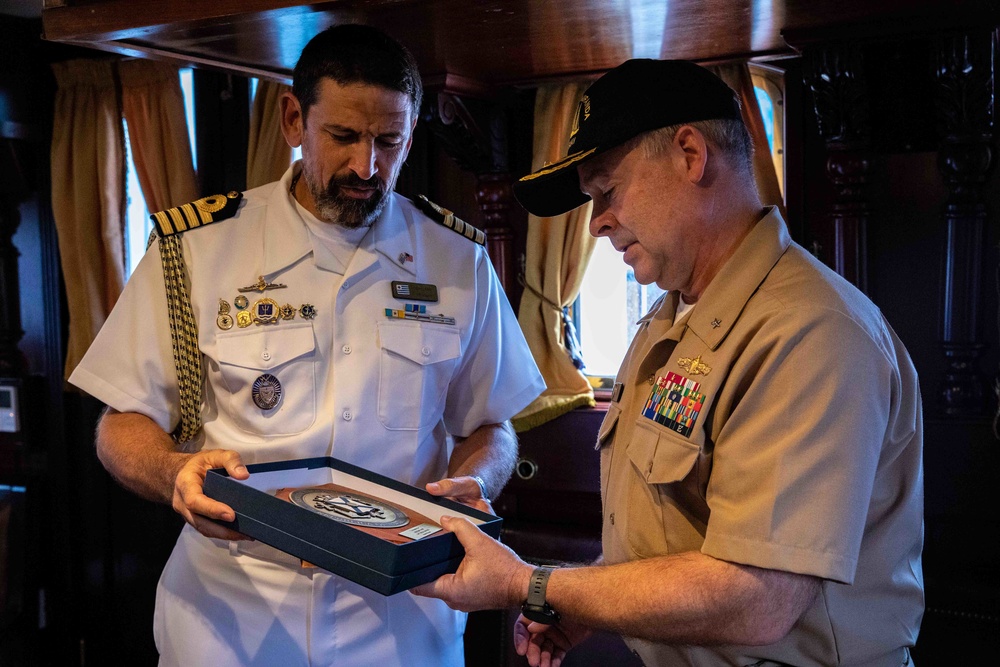 Uruguay tall ship Miranda visits Naval Station Mayport