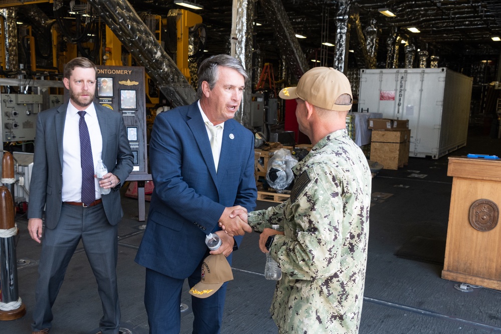 USS Montgomery (LCS 8) Hosts House Veterans' Affairs Committee