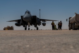USAFE F-15s arrive in AFCENT