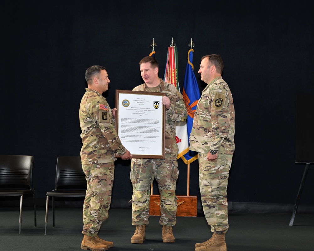Army Capability Manager-Lift Change of Charter