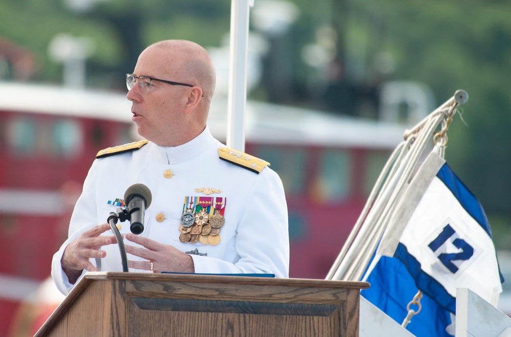 Submarine Squadron 12 Change of Command