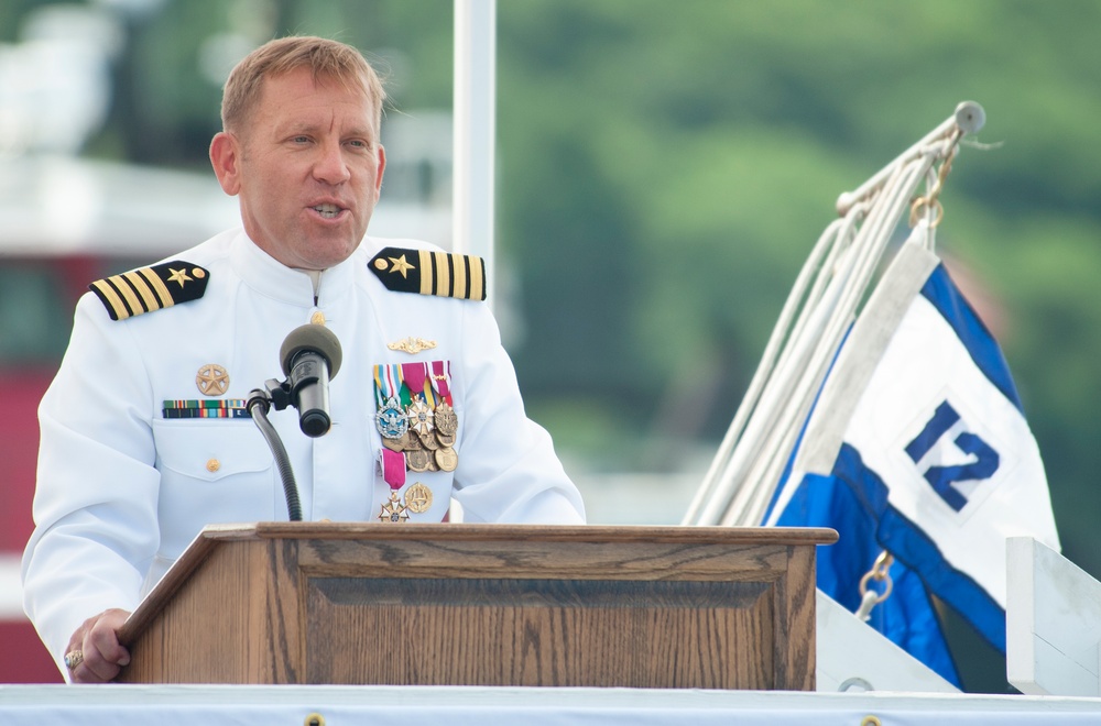 Submarine Squadron 12 Change of Command