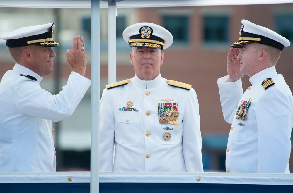 Submarine Squadron 12 Change of Command