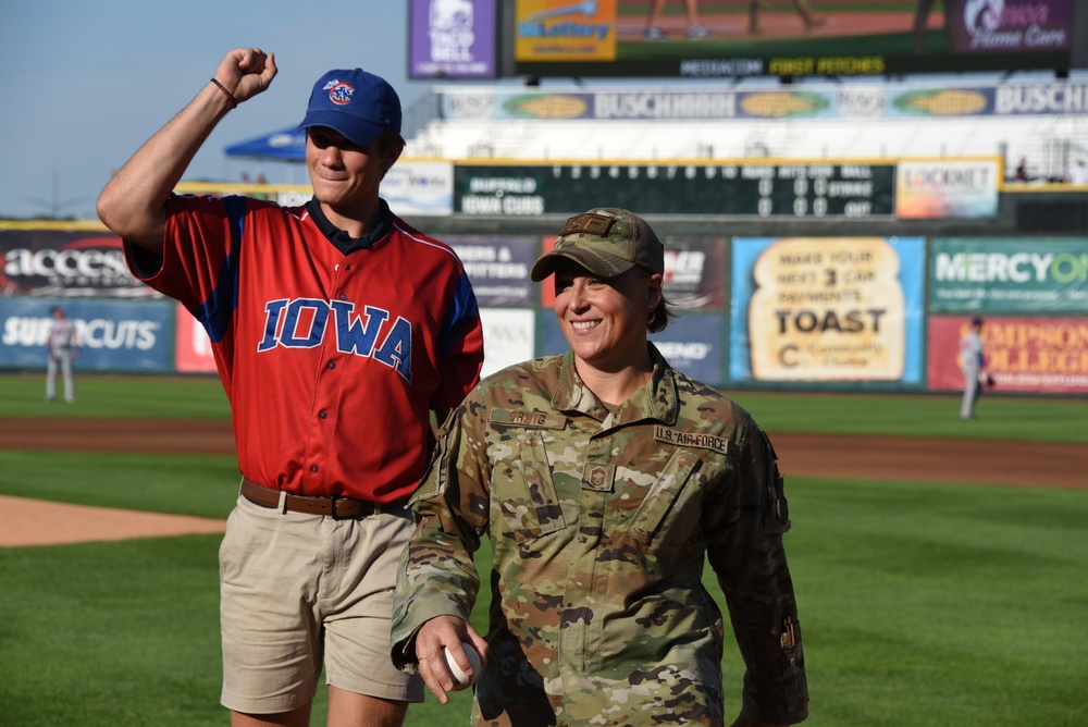 Orwig first pitch