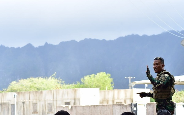 Indonesian Marines Conduct Military Operations in Urban Terrain