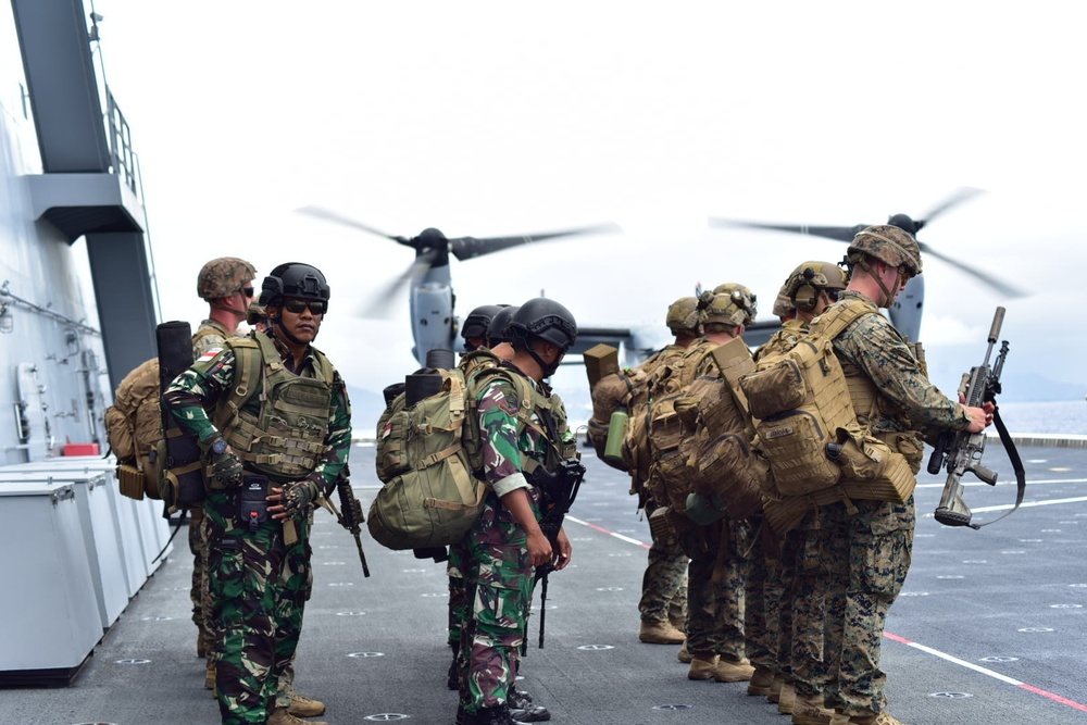 Indonesian Marines Conduct Military Operations in Urban Terrain