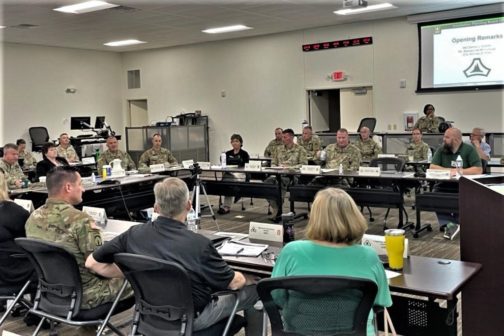 Fort McCoy holds Installation Planning Board meeting with IMCOM-Readiness director