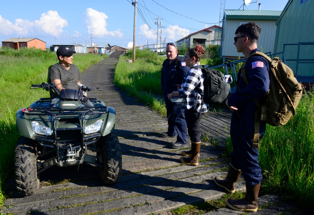 Coast Guard inspectors conduct facility inspections in Northwest Arctic Borough