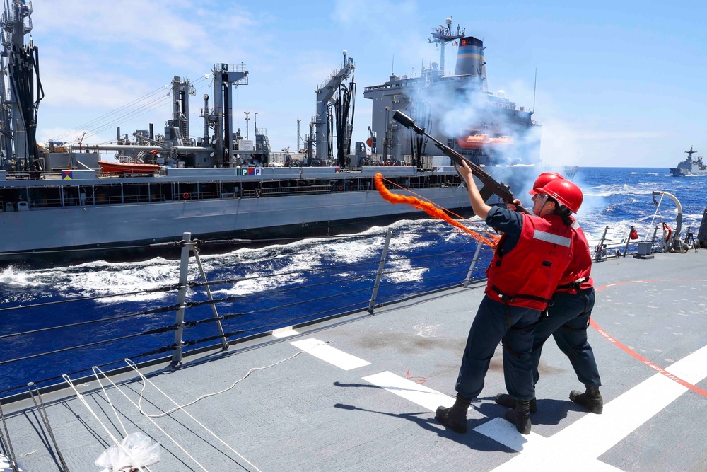 RIMPAC 2022 Fueling At Sea