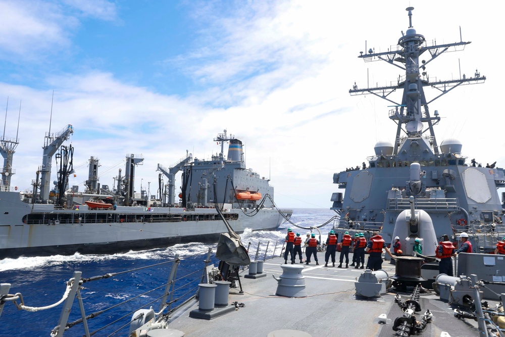 RIMPAC 2022 Fueling At Sea