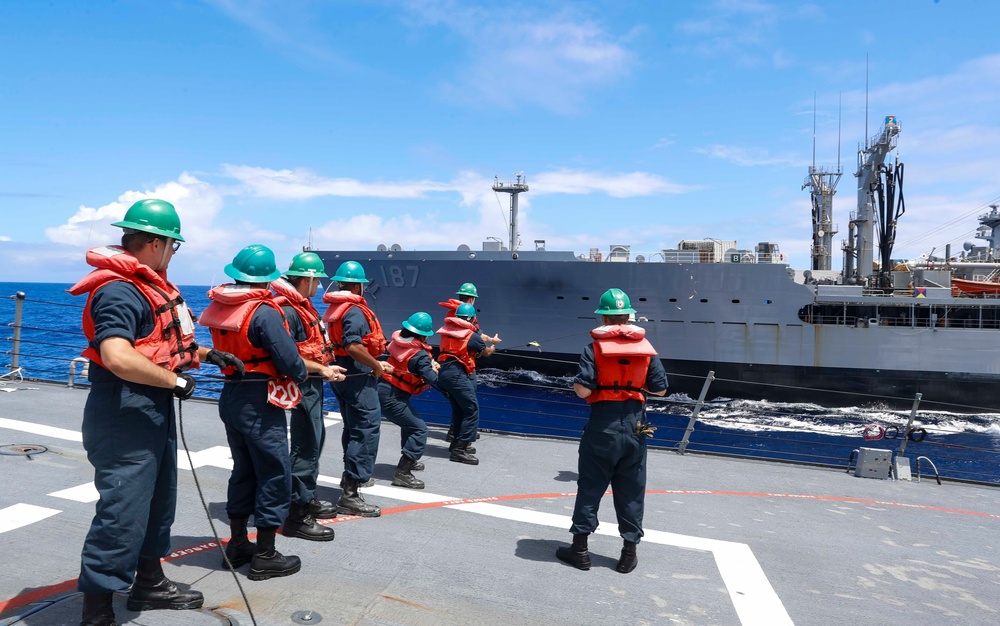 RIMPAC 2022 Fueling At Sea