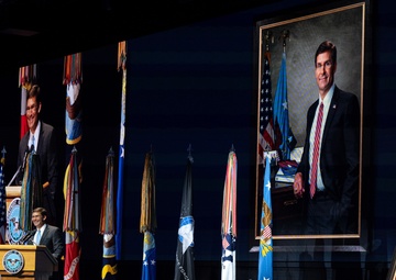 SECDEF Esper Portrait Unveiling