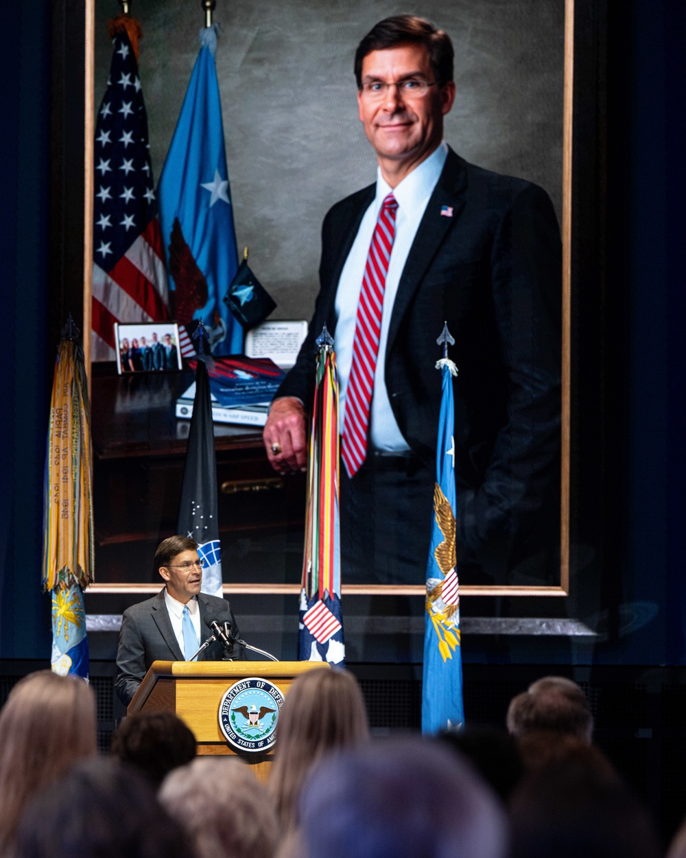 SECDEF Esper Portrait Unveiling