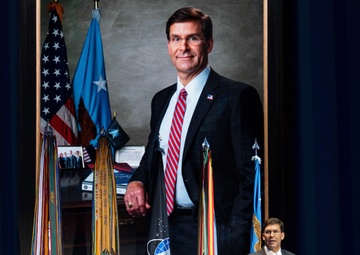 SECDEF Esper Portrait Unveiling