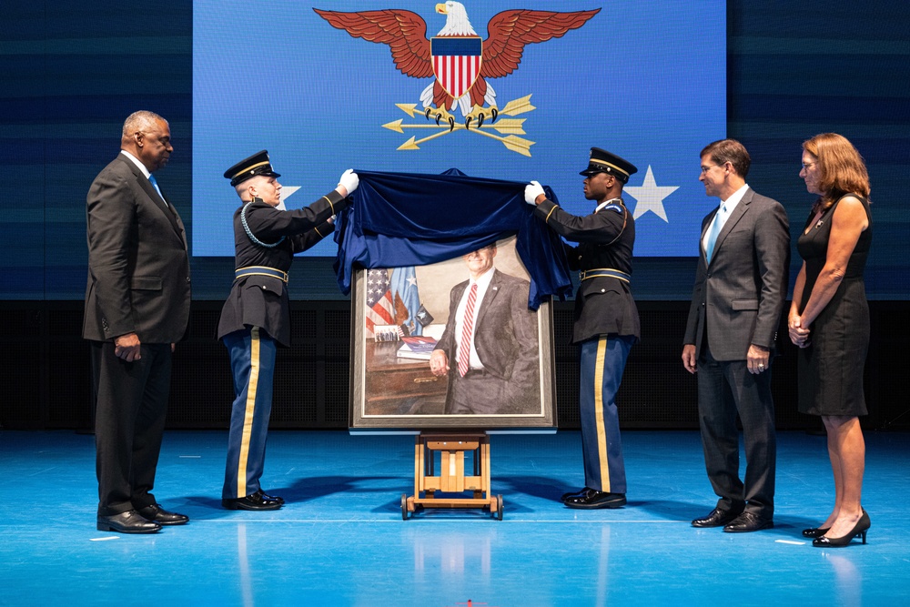 SECDEF Esper Portrait Unveiling