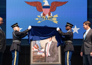 SECDEF Esper Portrait Unveiling