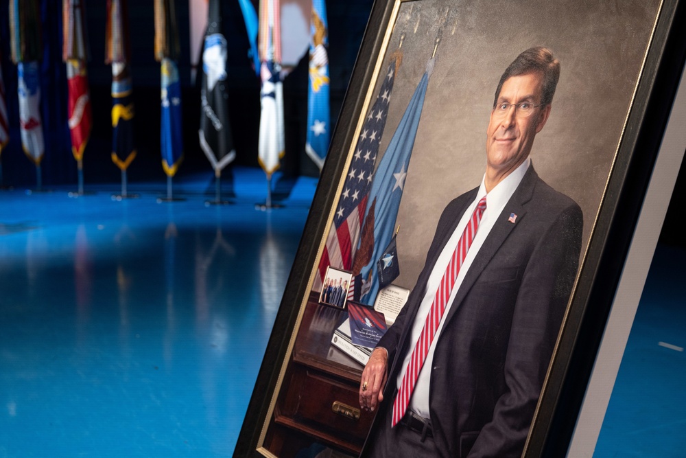 SECDEF Esper Portrait Unveiling