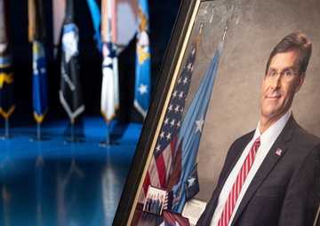 SECDEF Esper Portrait Unveiling
