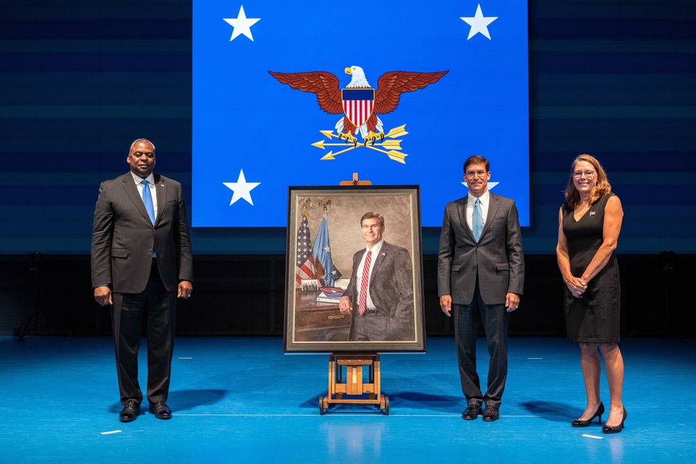 SECDEF Esper Portrait Unveiling