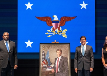 SECDEF Esper Portrait Unveiling