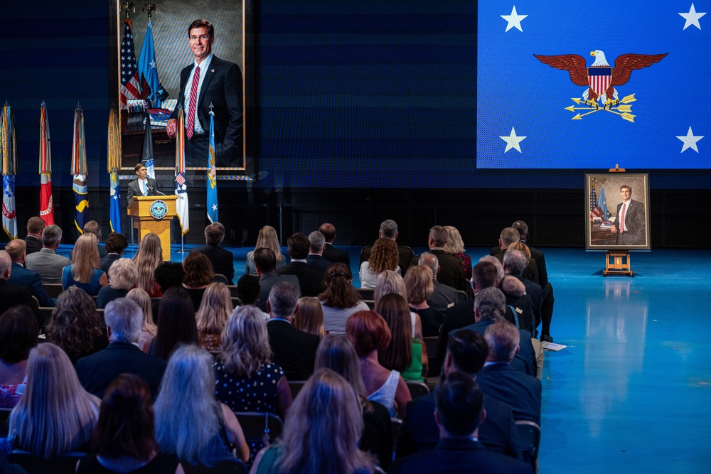 SECDEF Esper Portrait Unveiling